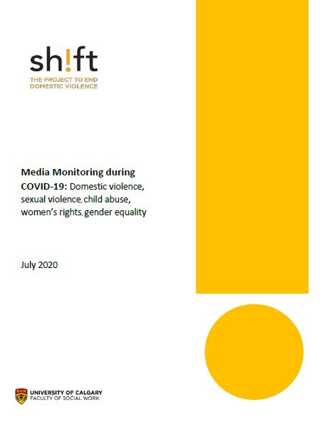 Media Monitoring During COVID-19: Domestic Violence, Sexual Violence, Child Abuse, Women’s Rights, Gender Equality