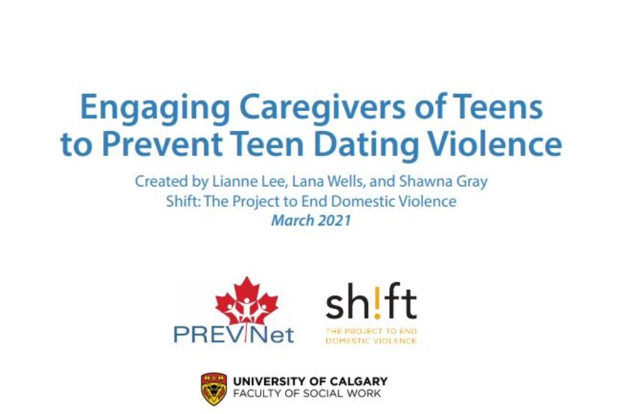 Engaging Caregivers of Teens to Prevent Teen Dating Violence